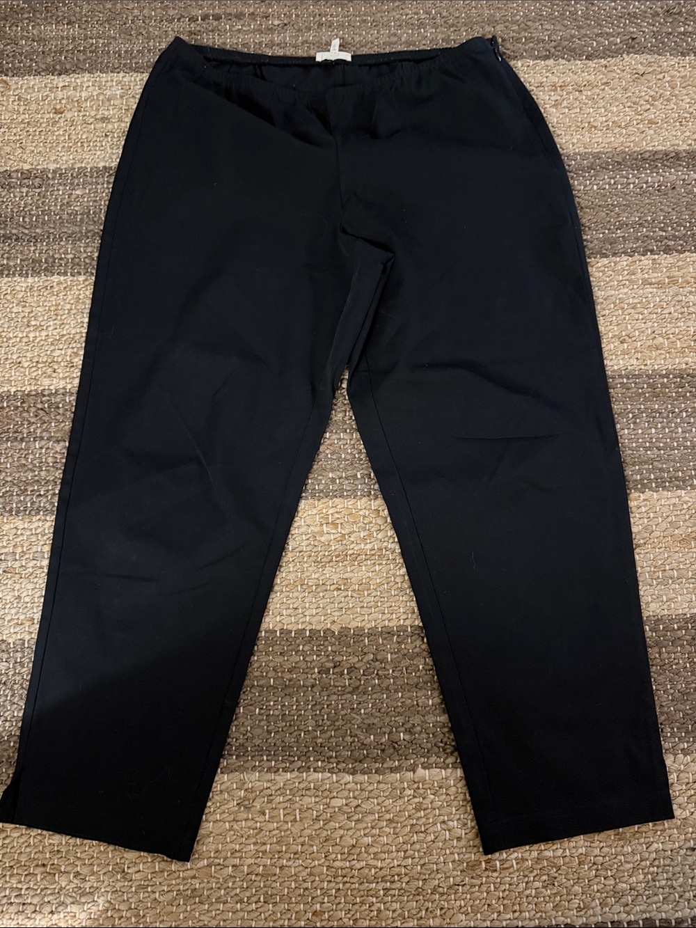 Eileen Fisher Size Large Side Zip Pants